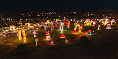 Les mille lanternes de ''L'odyssée lumineuse''.